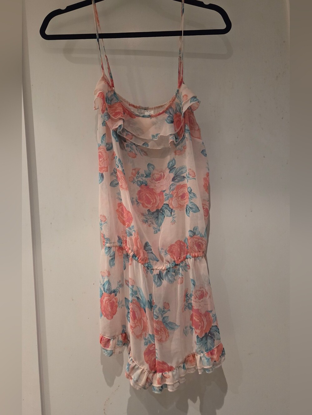 Rose Floral Romper